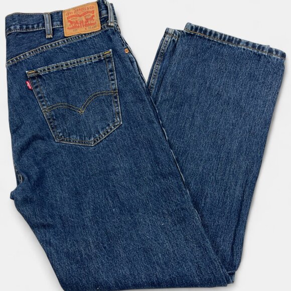 Levi's 505 Men's Straight Leg Blue Denim Jeans Mid-Rise Regular Fit 38x32 - Picture 3 of 16